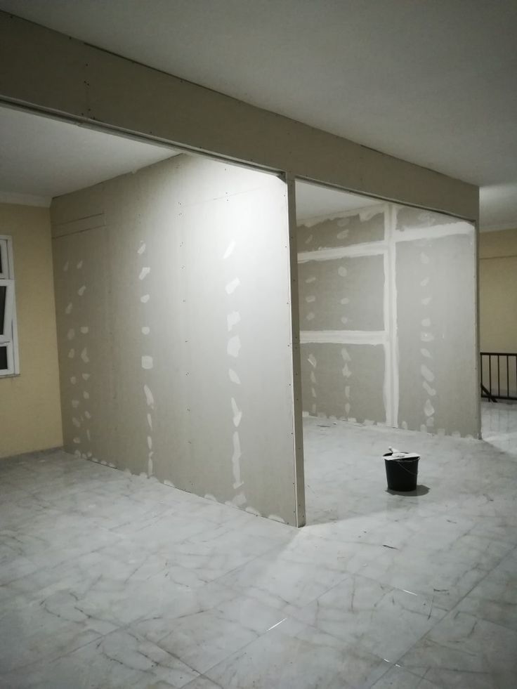 Soundproof partition wall example